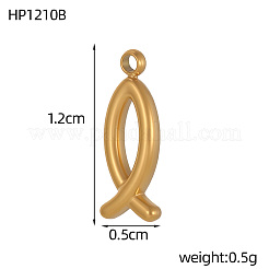 Подвески из нержавеющей стали 304&nbsp;STAS-OY007-17G