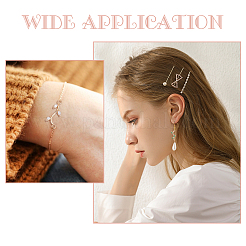 20 шт. 2-х цветные латунные подвески-соединители с микропаве из кубического циркония&nbsp;KK-BBC0002-97