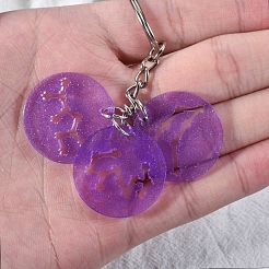 Двенадцать созвездий круглые подвески силиконовые Молды&nbsp;DIY-G073-01