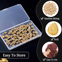 100 шт. пришивные стразы в форме капли/сердца/звезды&nbsp;GACR-TA0001-07G