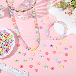 500шт УФ-покрытие непрозрачные акриловые бусины&nbsp;MACR-PA0001-22