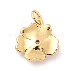 Стойки обшивки латунь микро проложить кубическую прелесть диоксида циркония&nbsp;KK-B054-04G