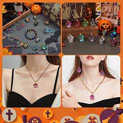 5шт 5 цветные гальванические стеклянные подвески k9&nbsp;EGLA-SZ0001-33