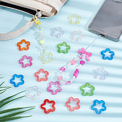 120 шт. Прозрачные акриловые бусины&nbsp;MACR-UN0001-11