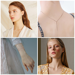 Наборы для самостоятельного изготовления украшений из цепочек-панцирей&nbsp;DIY-SC0014-52RG