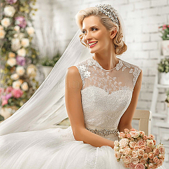 3d цветочный узор из вискозы и полиэстера&nbsp;DIY-WH0308-361