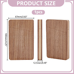 Футляр для карточек из дерева&nbsp;AJEW-WH0816-136