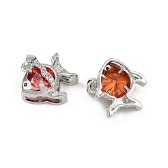 Латунные микро проложить кубического циркония подвески&nbsp;KK-C093-15P