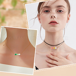 72 шт. 4-цветные подвески-коннекторы из искусственного нефрита&nbsp;PALLOY-GO00032