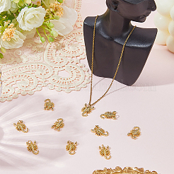 10 шт. латунные подвески в виде скорпиона&nbsp;KK-BBC0022-83