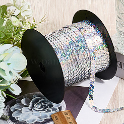 Блестящая лента из ПВХ с блестками&nbsp;OCOR-WH20050-006F