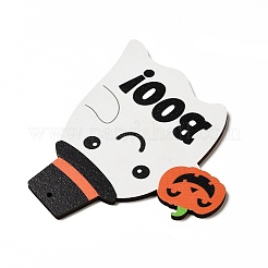 Большие подвески из дерева с односторонним принтом&nbsp;WOOD-I010-09H