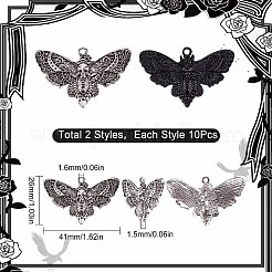 Подвески из сплава 20шт 2 цветов&nbsp;FIND-SC0003-59