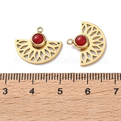 Подвески из окрашенного белого нефрита&nbsp;STAS-L022-556G-01