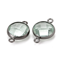 Соединители звеньев латуни стеклянные&nbsp;KK-C228-04B