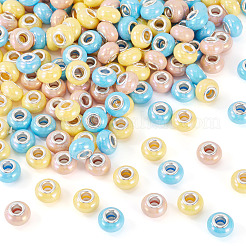 150шт европейские бусины из непрозрачной смолы&nbsp;RESI-TA0004-61B