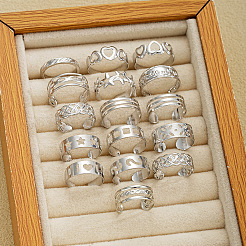 16 шт. 16 варианта колец на палец ноги из сплава в форме сердца и звезды&nbsp;FS-WG5F0D5-01