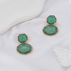 1 пара висячих серег-гвоздиков из смолы&nbsp;EJEW-LP0004-82A