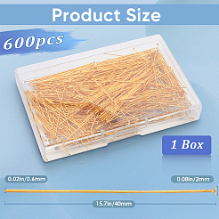 600 шт. фурнитура для ювелирных изделий&nbsp;KK-SP0001-73B-G