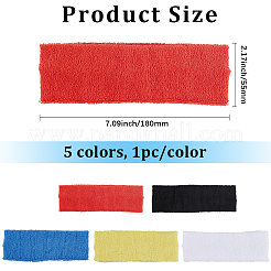 5 шт. эластичные повязки для занятий спортом из хлопка и спандекса двух цветов&nbsp;OHAR-CY0001-13