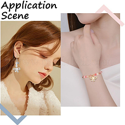 80шт 2-х цветные пластиковые подвески ccb&nbsp;CCB-ME0001-01