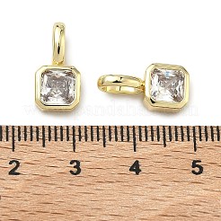 Латунные микро проложить кубического циркония подвески&nbsp;KK-G555-21G-A