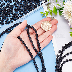 Окрашенные синтетические бирюзовые бусы нити&nbsp;G-AR0005-73A