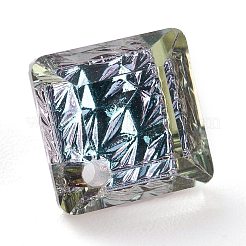 Подвески из тисненого стекла со стразами&nbsp;GLAA-J101-03A-001VL