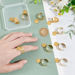 Кольца-манжеты из нержавеющей стали 304&nbsp;RJEW-UN00013