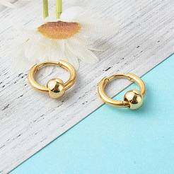 Серьги-кольца Huggie Hoop из нержавеющей стали 304&nbsp;X-EJEW-JE04555-02