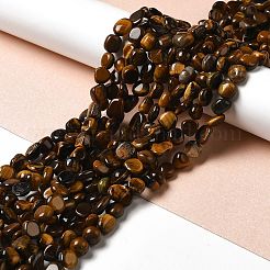 Природных тигровый глаз бисер нитей&nbsp;G-I351-B03