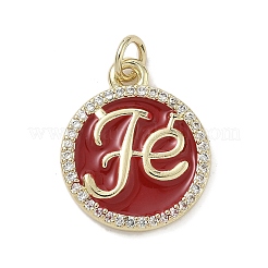 Латунные микро проложить кубического циркония подвески&nbsp;KK-K368-14G