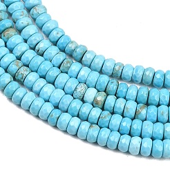 Бусины из натурального магнезита&nbsp;G-Z143-F01-01B