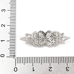 Стойка покрытие латунь прозрачный кубический цирконий цветок соединительные подвески&nbsp;KK-A234-051P