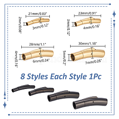 8 шт. 8 стиля байонетных застежек из нержавеющей стали 304&nbsp;STAS-AR0002-69