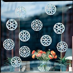 Водостойкая ПВХ цветная лазерная витражная оконная пленка статические наклейки DIY-WH0314-106