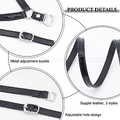 Ahademaker шнурки из искусственной кожи на высоком каблуке&nbsp;DIY-GA0004-22