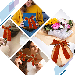 3 ярд потертой бархатной ленты&nbsp;SRIB-GL0001-03