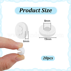 Силиконовые накладки на пуговицы для джинсов&nbsp;FIND-WH0148-821B