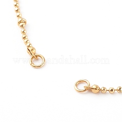 Изготовление браслетов из латуни с шариковой цепочкой&nbsp;AJEW-JB00937