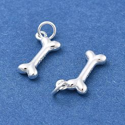 925 подвеска в виде собачьей косточки из стерлингового серебра&nbsp;STER-D302-14S