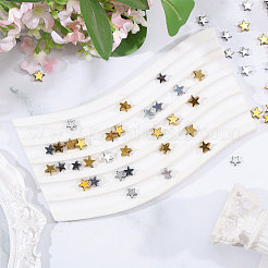 3 нити 3-х цветных немагнитных синтетических гематитовых бусин&nbsp;G-CA0001-81B