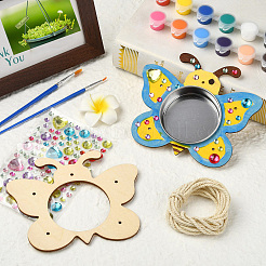 Незаконченные деревянные наборы кормушек для домашних животных в форме бабочки своими руками для детских поделок&nbsp;ST-CJ0009-3