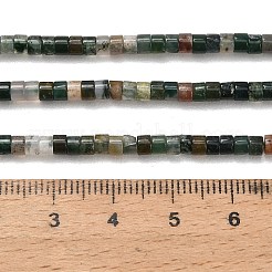 Природного индийского агата бисер нитей&nbsp;G-P608-A15-01