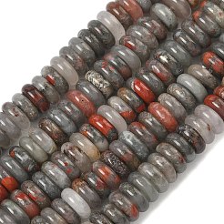 Природные африканские гелиотроп бисер пряди&nbsp;G-G329-A02-3x8mm