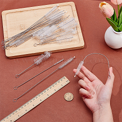 30 шт. нейлоновая щетка для чистки 3 стилей&nbsp;AJEW-ME0002-03