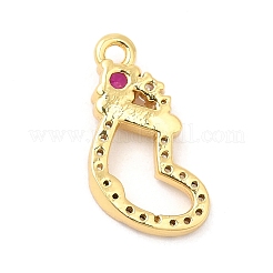 Подвески из кубического циркония с покрытием из латуни&nbsp;KK-R150-10G-01