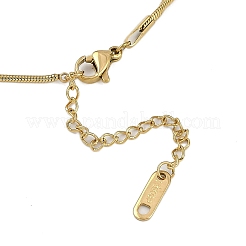 Ионное покрытие (ip) 304 нержавеющая сталь змея цепи ожерелья&nbsp;NJEW-D080-05G