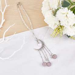 Подвеска из сплава с луной&nbsp;HJEW-DR00023