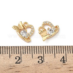 Латунные микро проложить кубического циркония подвески&nbsp;KK-Z136-55G